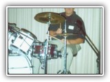 Dave Peterson on drums